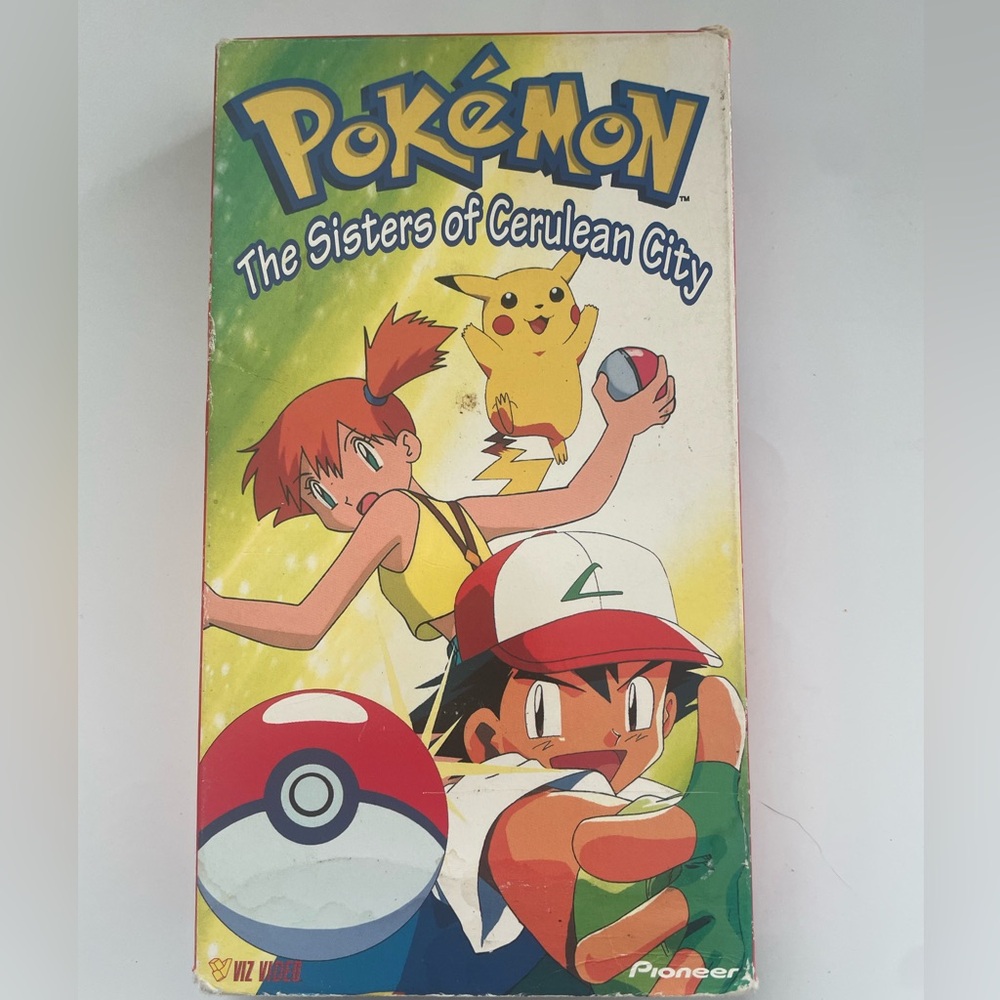 Pokemon VHS with Colorful Cover